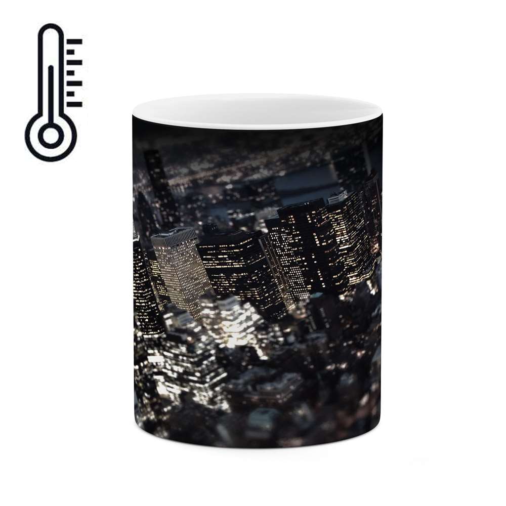 ماگ حرارتی کاکتی طرح شهر مدل mgh13405