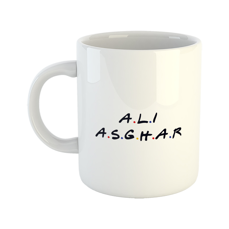 ماگ طرح friends مدل علی اصغر