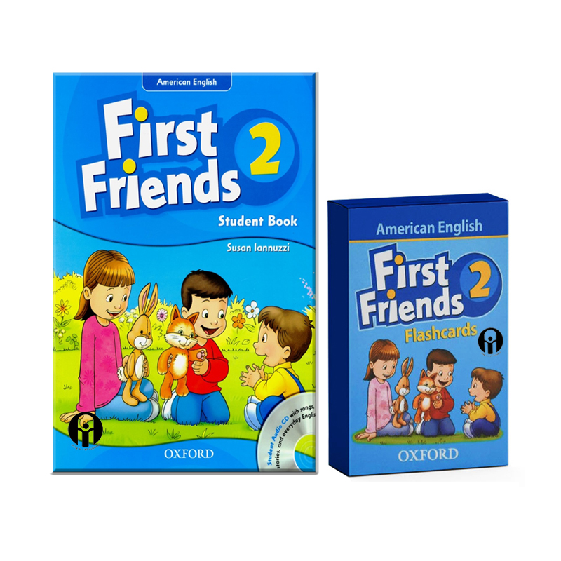 کتاب First Friends 2 And Flash Cards اثر Susan Iannuzzi And M.Fahimi Monzari انتشارات الوندپویان به همراه فلش کارت