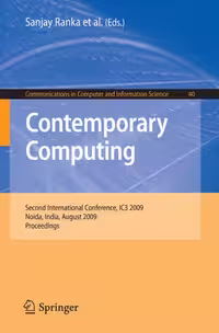 خرید و دانلود نسخه کامل کتاب Contemporary Computing: Second International Conference, IC3 2009, Noida, India, August 17-19, 2009. Proceedings (Communications in Computer and Information Science)