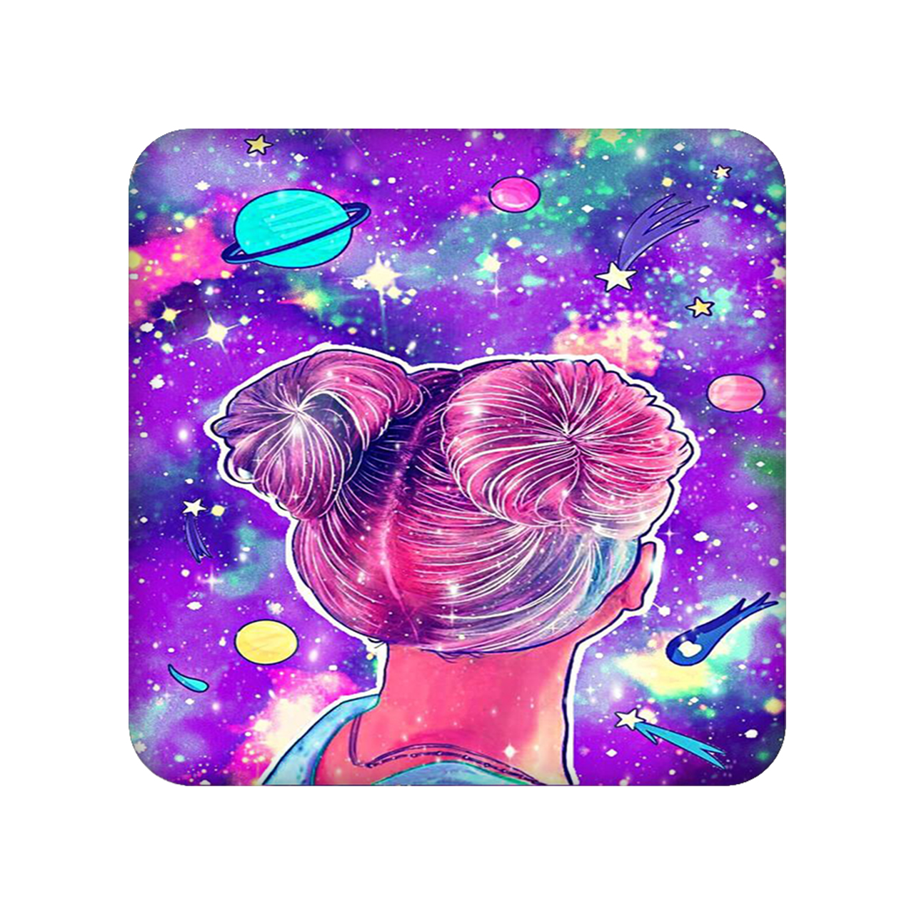  زیر لیوانی طرح دختر کد 1349