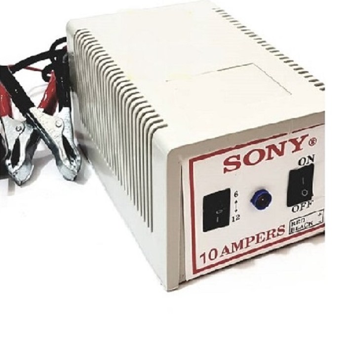 شارژر باطری خودرو و موتورسیکلت و آداپتور دوحالته 6و12ولت  15آمپر