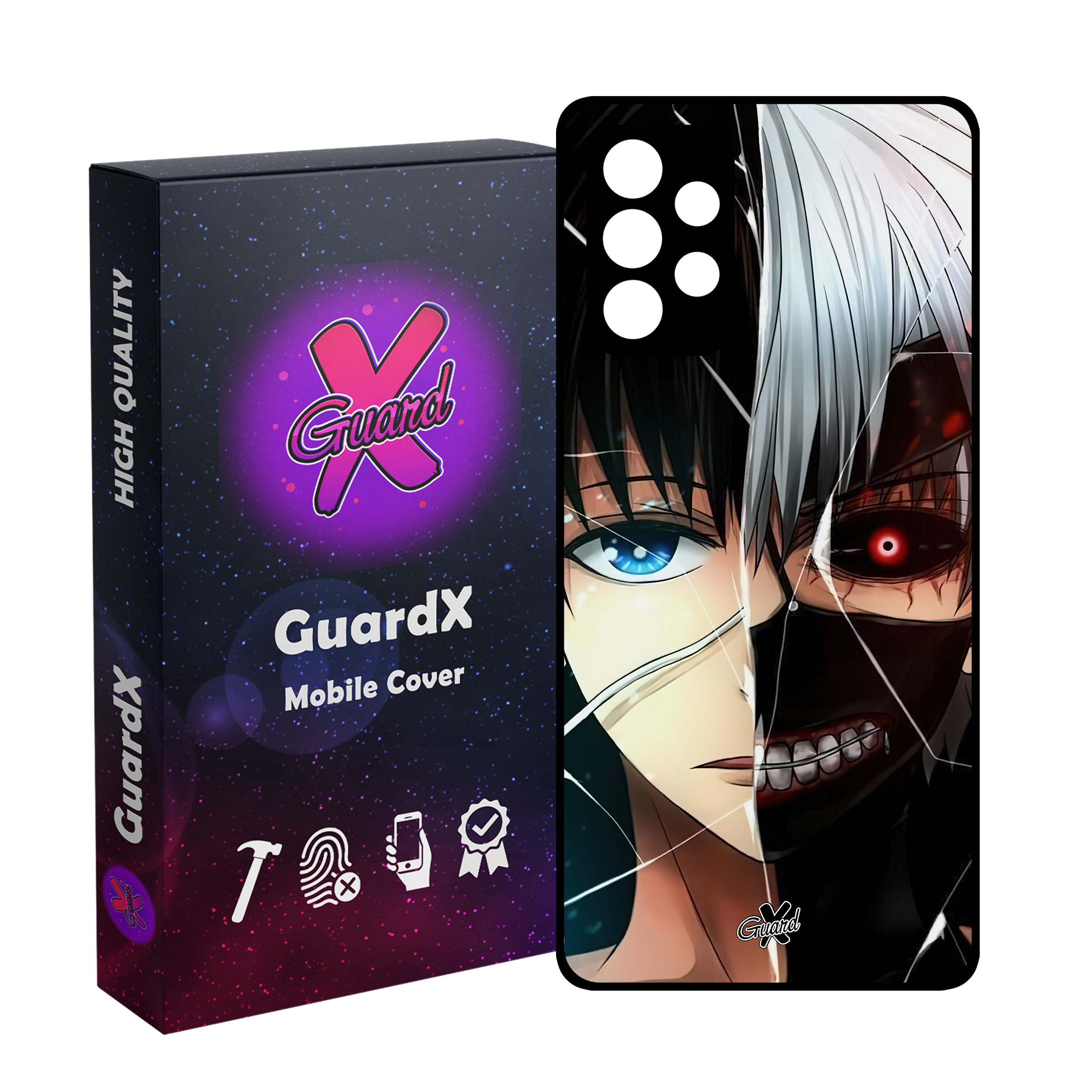 کاور گارد ایکس طرح توکیو غول انیمه مدل Glass10559 مناسب برای گوشی موبایل سامسونگ A32 5G/M32 5G