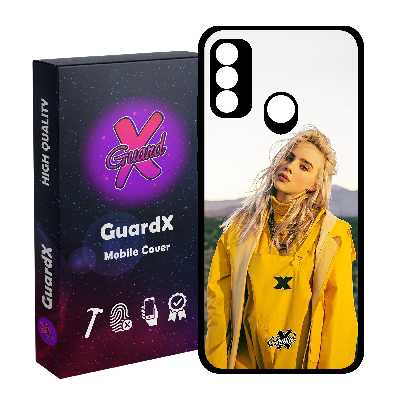 کاور گارد ایکس طرح Billie Eilish مدل Glass10227 مناسب برای گوشی موبایل هوآوی P Smart 2020
