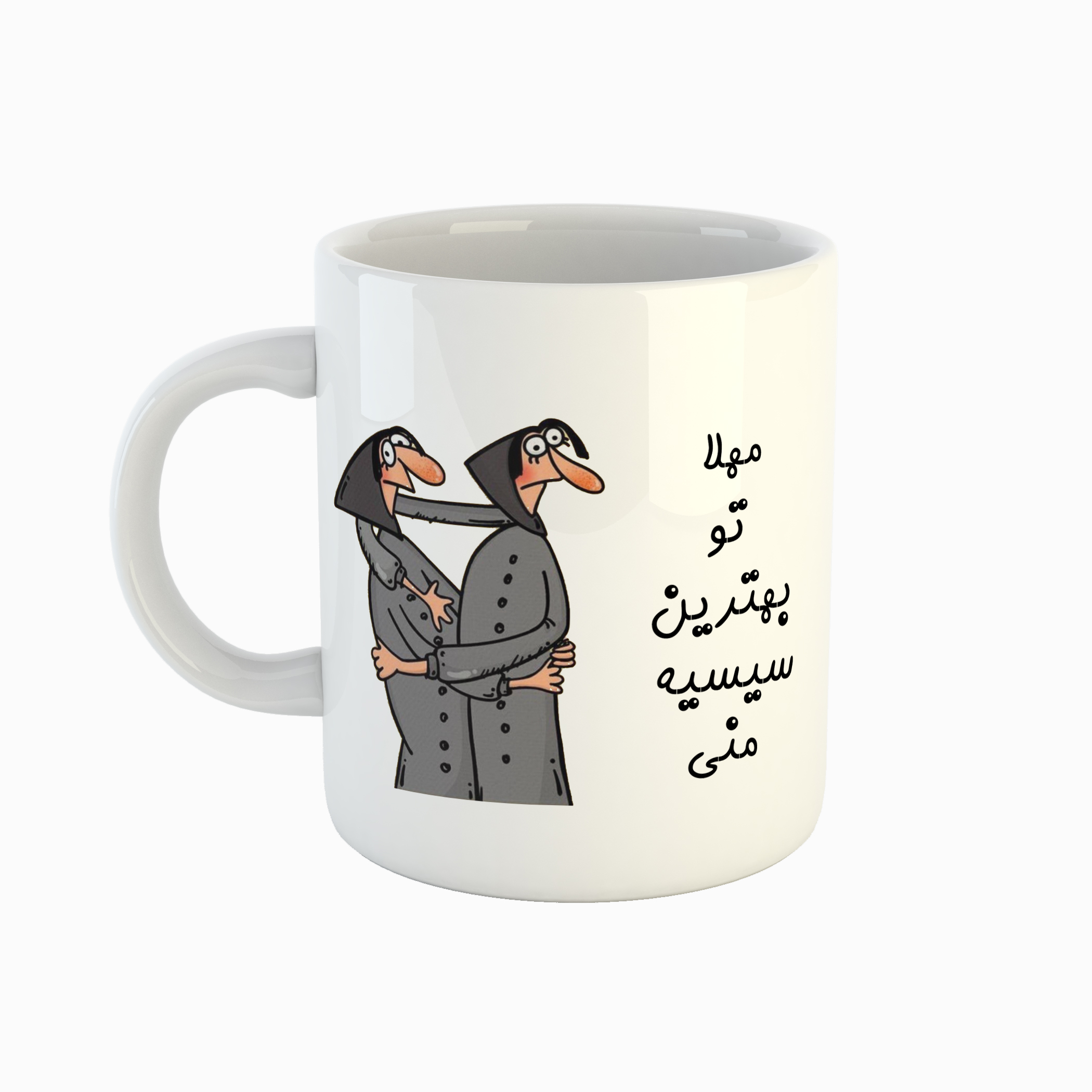 ماگ طرح اسم مهلا مدل بهترین خواهر