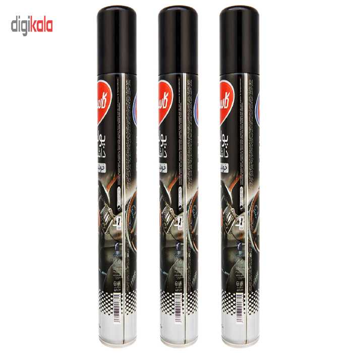 اسپری داشبورد خودرو کاسپین مدل Original حجم 300 میلی لیتر بسته 3 عددی