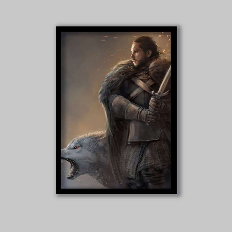 تابلو مدل سریال بازی تاج و تخت Game of thrones کد LA-G10254-2 | دنیای قاب