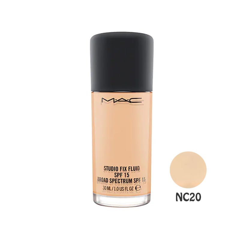 مشخصات، قیمت و خرید کرم پودر فلوئید استودیو فیکس مک شماره NC20 - فروشگاه میرکمالی