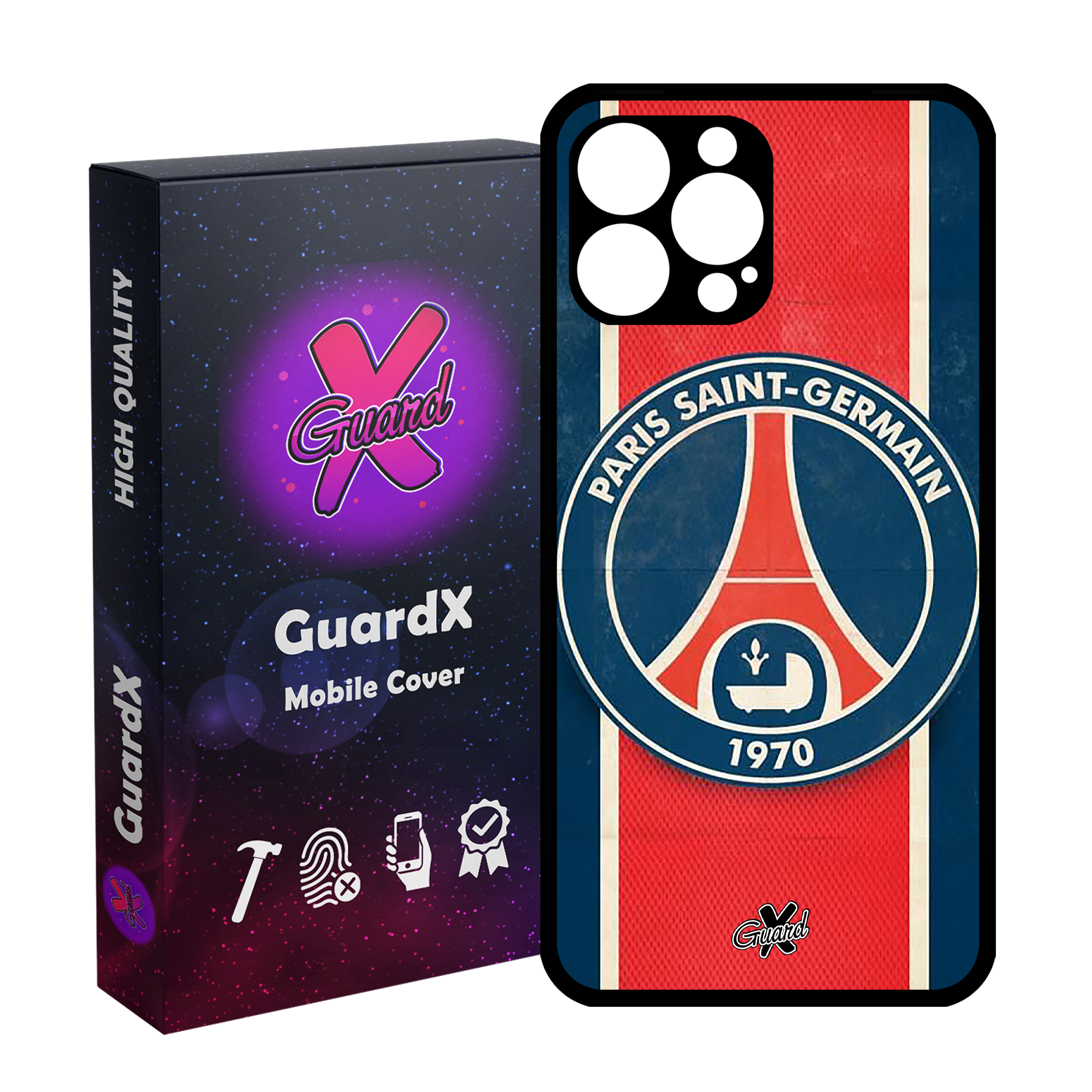 کاور گارد ایکس طرح PSG مدل Glass10055 مناسب برای گوشی موبایل اپل iPhone 12 Pro Max