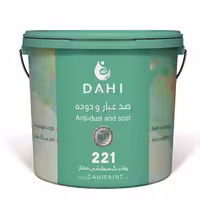 رنگ پلاستیک ممتاز داهی ضددوده، خود تمیزشونده، ضدباکتری کد 221 وزن 25 کیلو