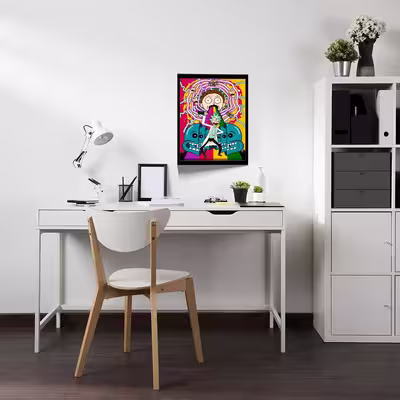 تابلو مدل Rick &amp; Morty کد F-1053