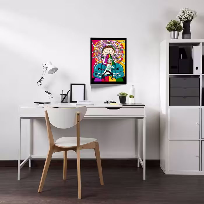 تابلو مدل Rick &amp; Morty کد F-1053