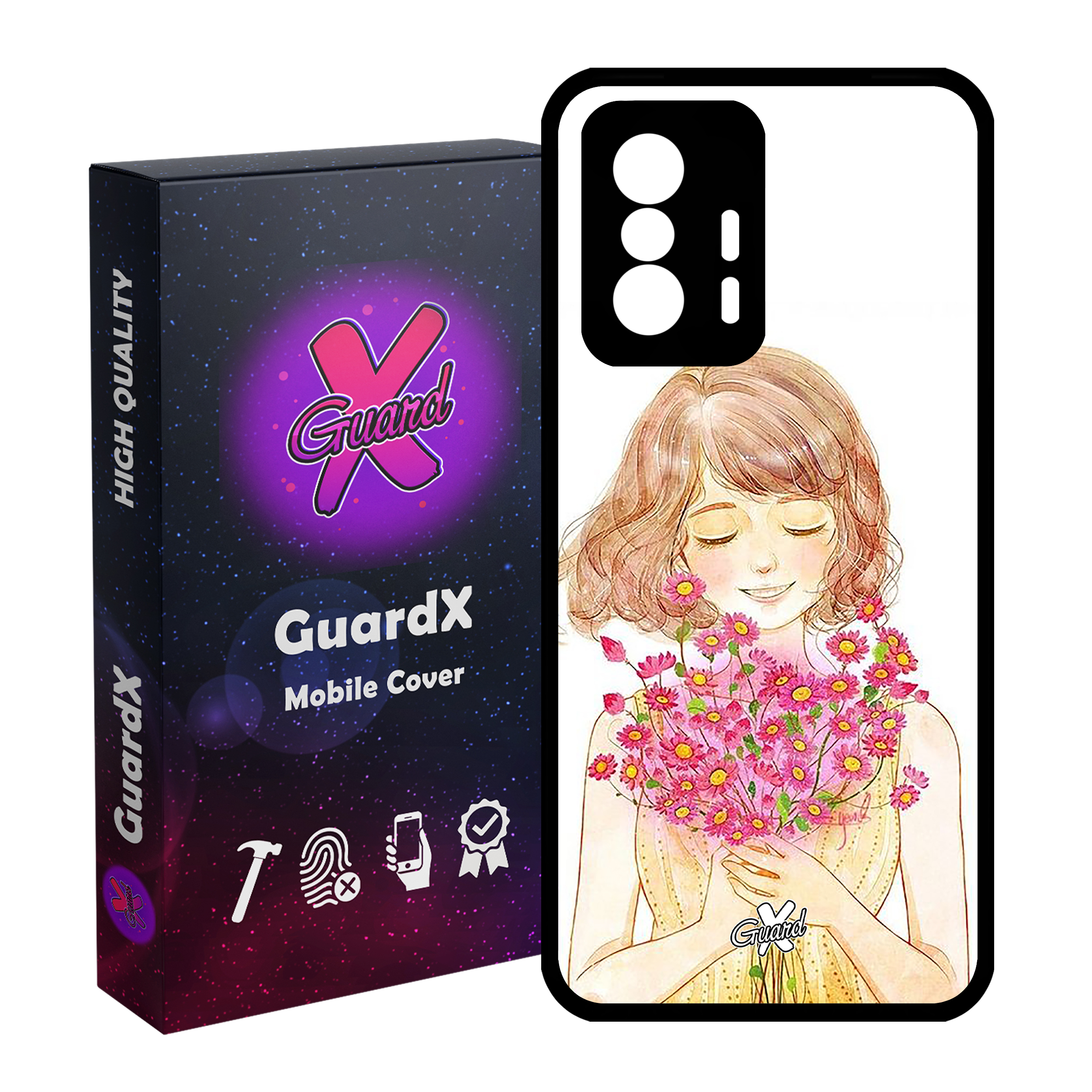 کاور گارد ایکس طرح دختر مدل Glass10239 مناسب برای گوشی موبایل شیائومی 11T Pro / 11T