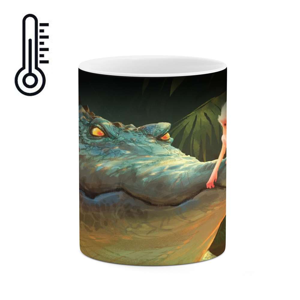 ماگ حرارتی کاکتی طرح تمساح مدل mgh14802