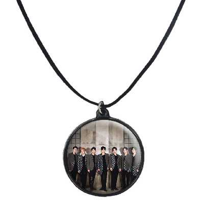 گردنبند پرمانه طرح exo کد pmb.13757 مدل دو طرفه