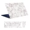 استیکر لپ تاپ توییجین و موییجین طرح Marble کد 49 مناسب برای لپ تاپ 15.6 اینچ به همراه برچسب حروف فارسی کیبورد 