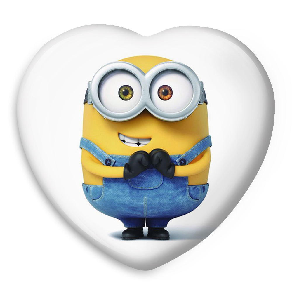 پیکسل خندالو طرح مینیون مدل قلبی کد 2447