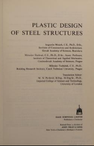 خرید و دانلود نسخه کامل کتاب Plastic design of steel structures - Pdf