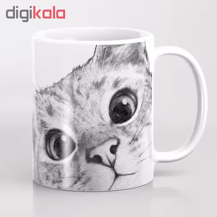 ماگ طرح گربه کد CAT 10