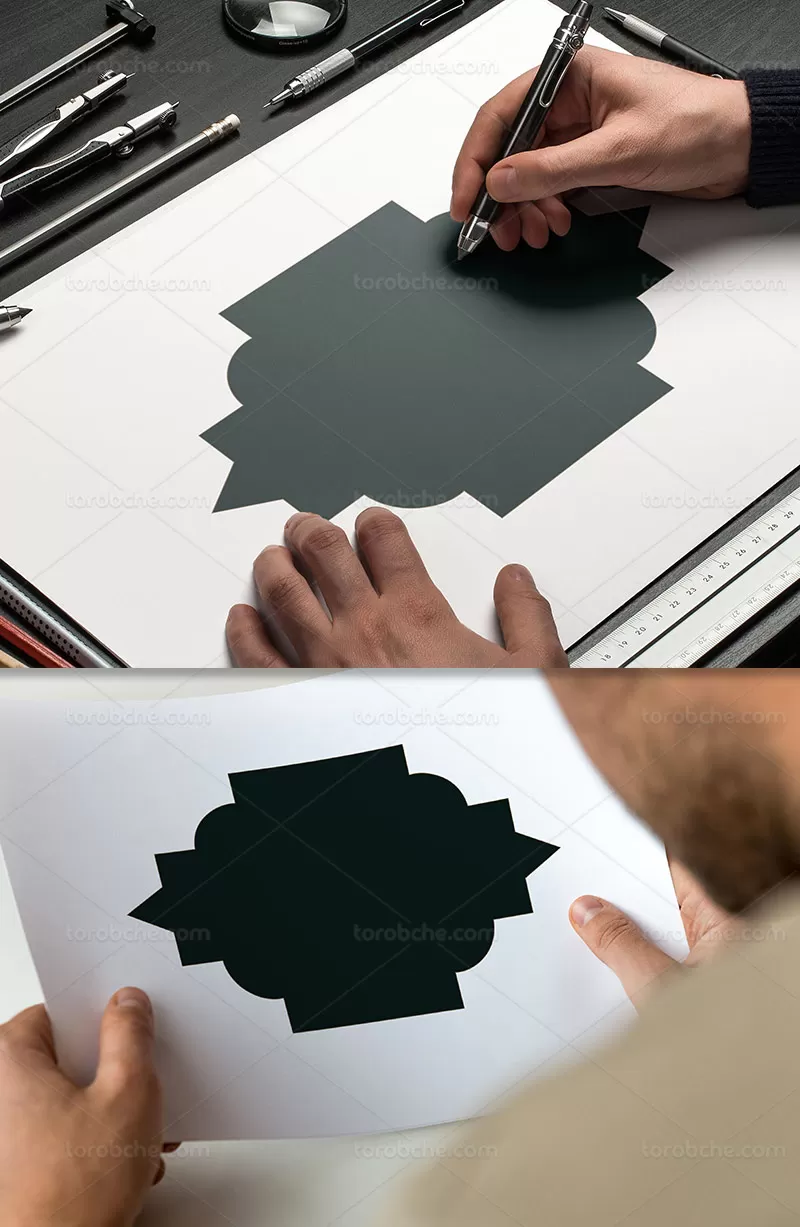 کادر تذهیب 86 | گرافیک با طعم تربچه