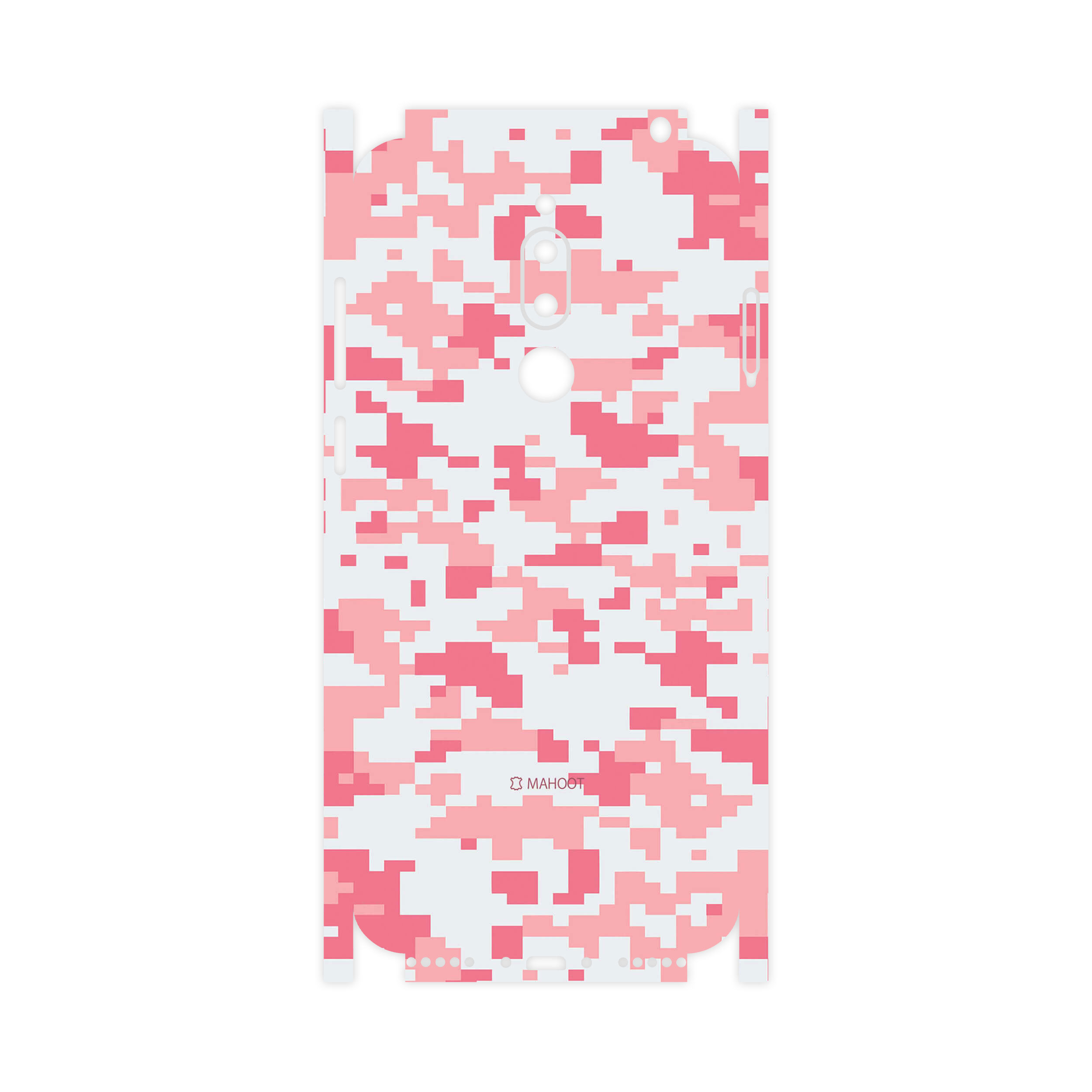 برچسب پوششی ماهوت مدل Army-Pink-pixel-FullSkin مناسب برای گوشی موبایل میزو M6T