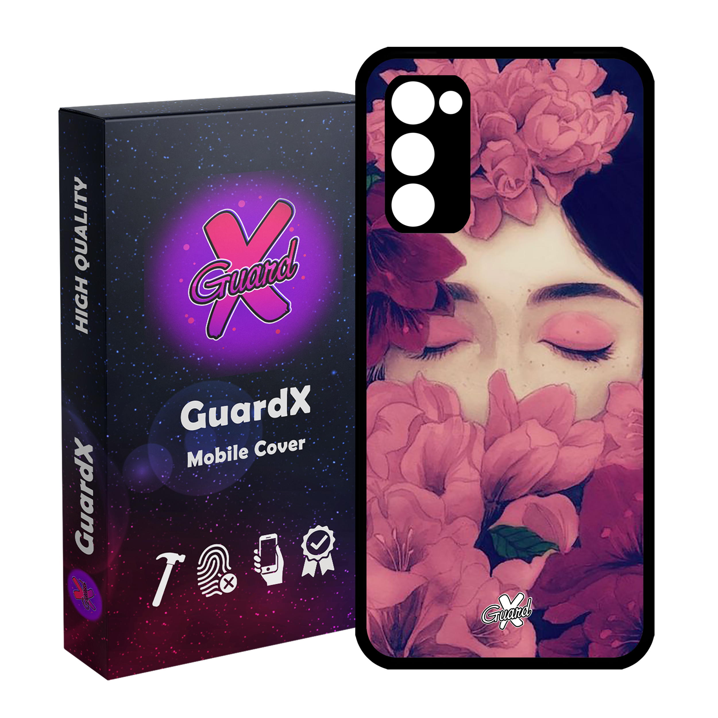 کاور گارد ایکس طرح Girl مدل Glass10027 مناسب برای گوشی موبایل سامسونگ Galaxy S20 FE