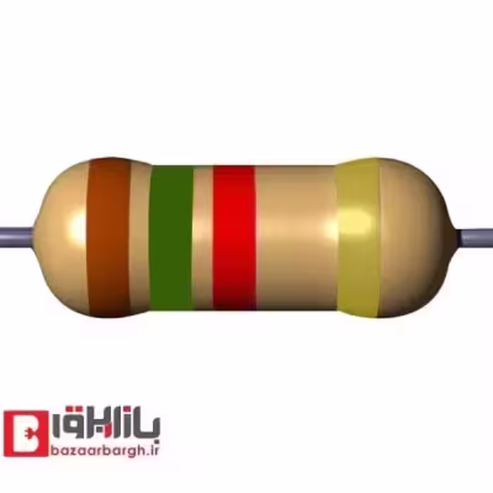 مقاومت 1.5 کیلو اهم 2 وات 5 درصد