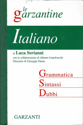 خرید و دانلود نسخه کامل کتاب Italiano Grammatica, sintassi, dubbi