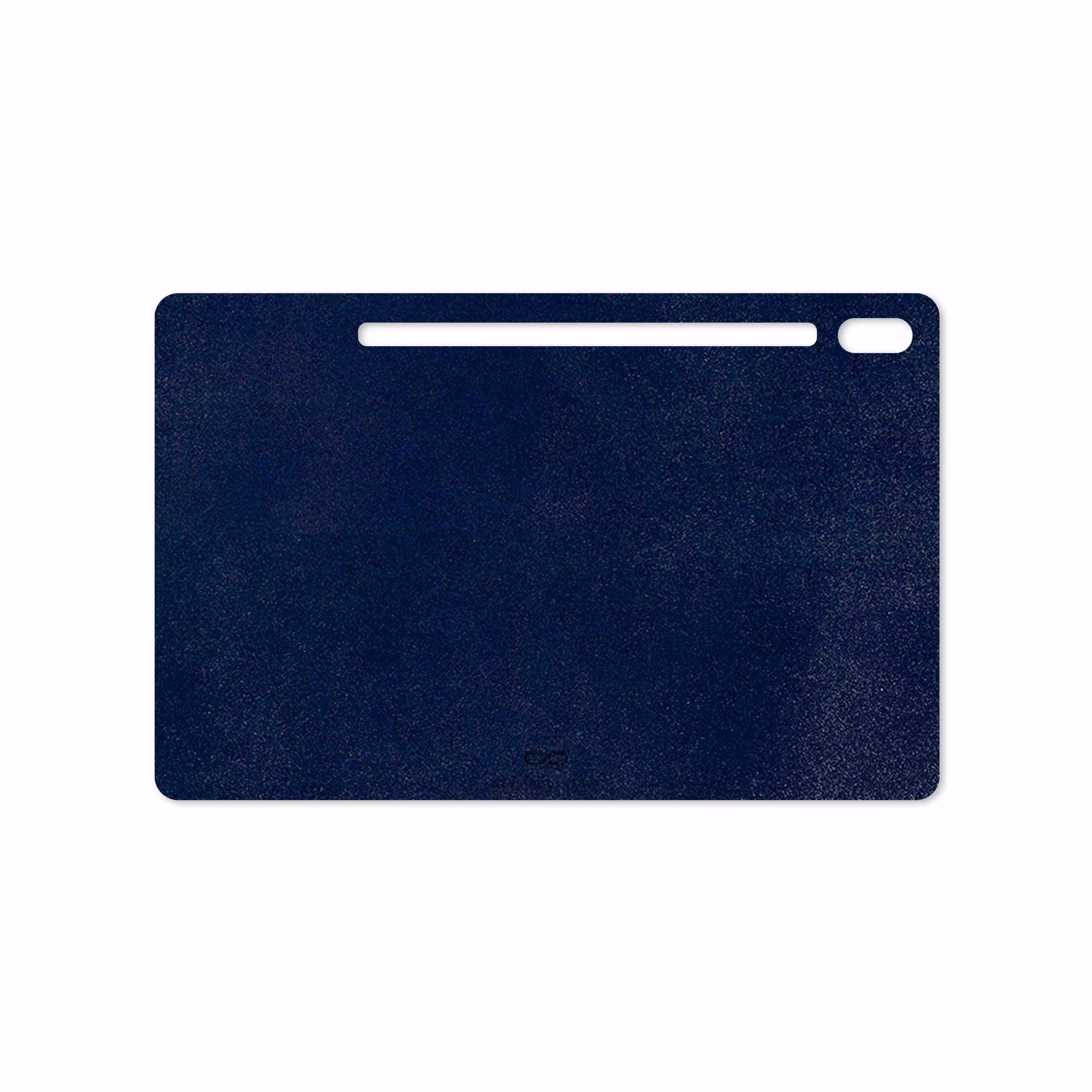 برچسب پوششی ماهوت مدل Deep-Blue-Leather مناسب برای تبلت سامسونگ Galaxy Tab S6 2019 SM-T860