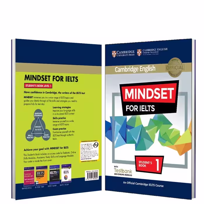 کتاب Cambridge English Mindset For IELTS اثر جمعی از نویسندگان انتشارات Cambridge چهارجلدی