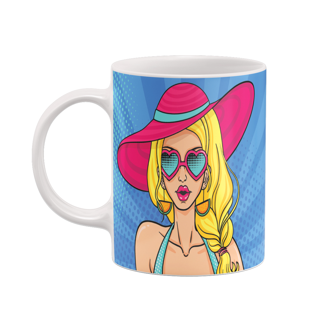 ماگ طرح پاپ آرت کد 34