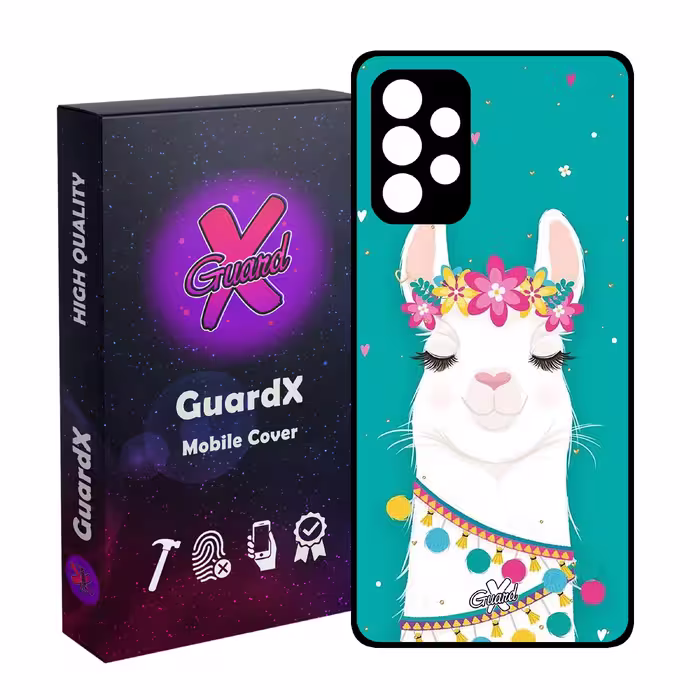 کاور گارد ایکس طرح Llama مدل Glass10017 مناسب برای گوشی موبایل سامسونگ Galaxy A53