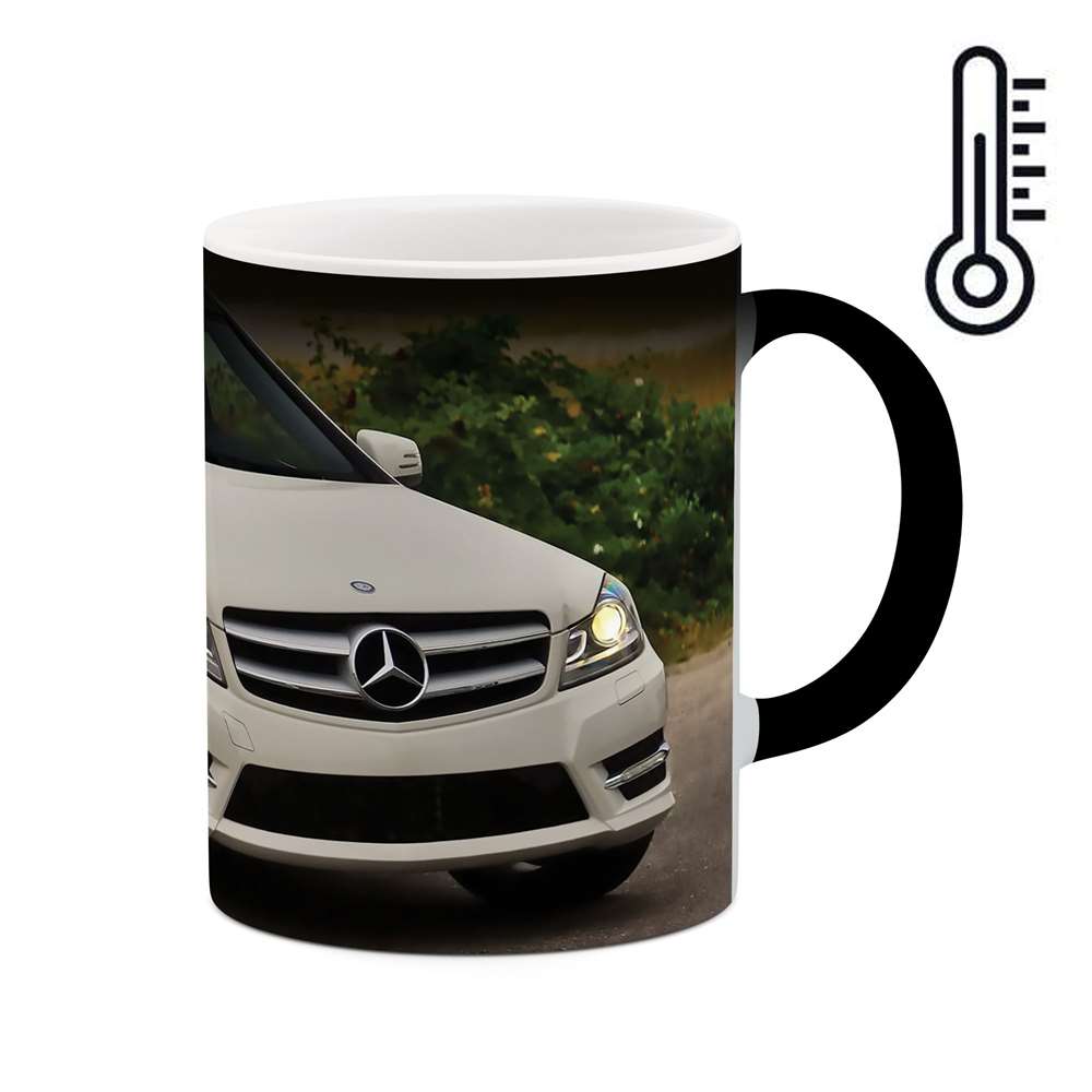 ماگ حرارتی طرح ماشین بنز مدل mgh01442