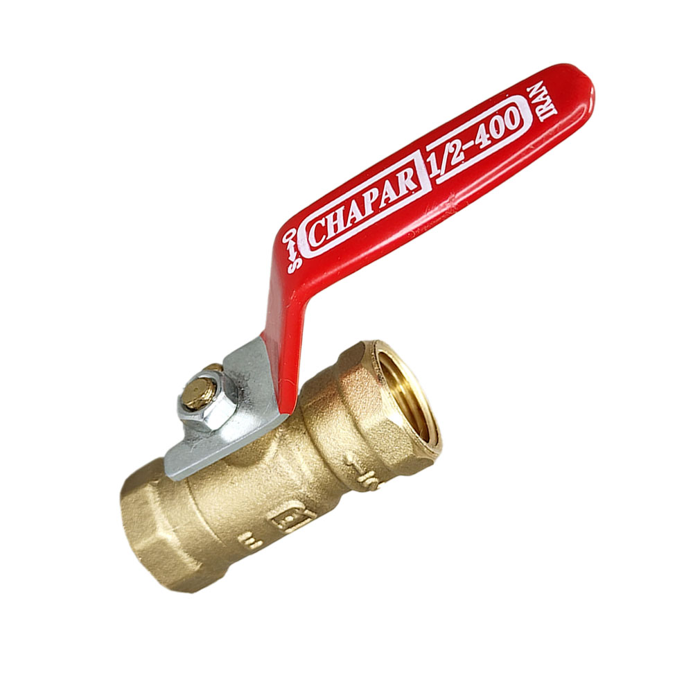 شیر گاز 1/2 برنجی شیر گاز لوله ای 2 برنجی سنگین استاندارد