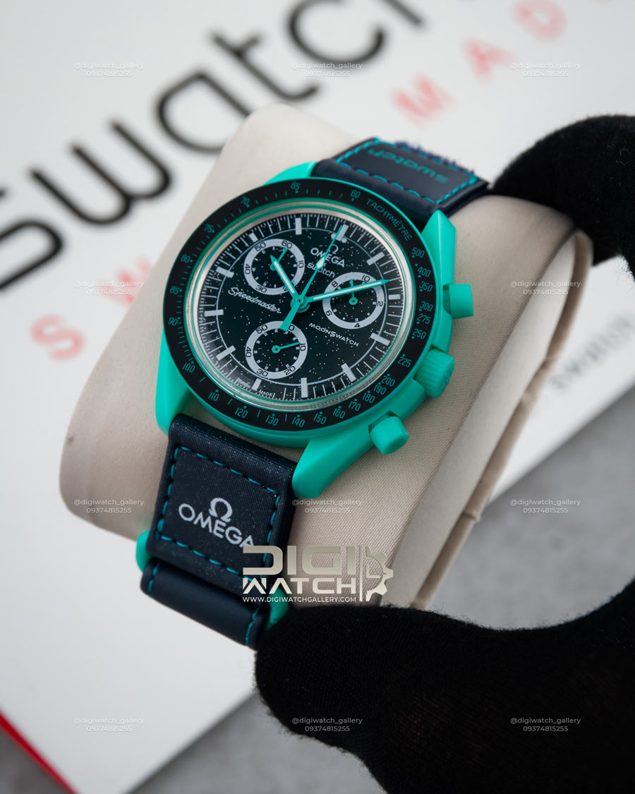 ساعت امگا سواچ مدل شفق قطبی Omega Swatch Mission to Polar Lights