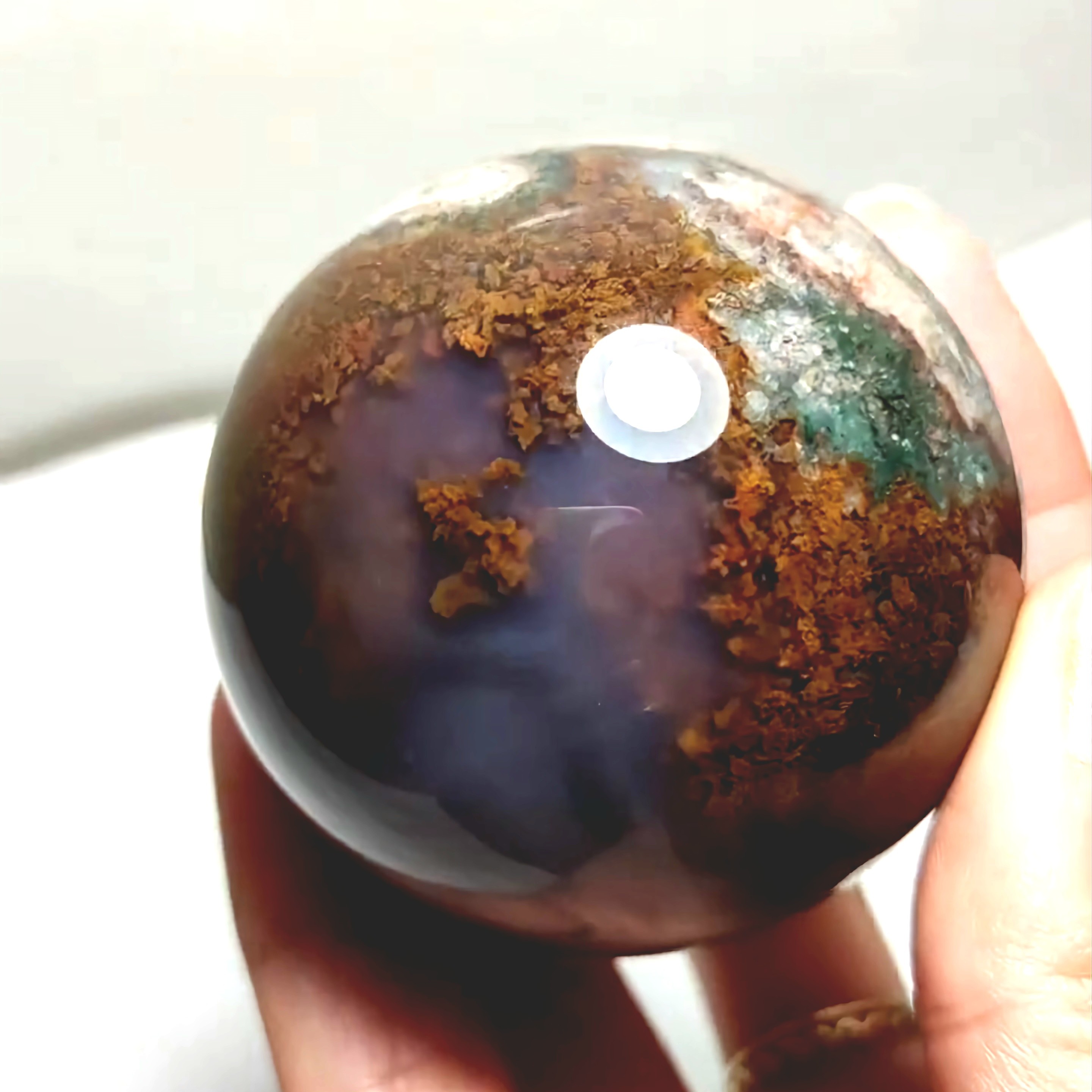 گوی عقیق شجر پاییز