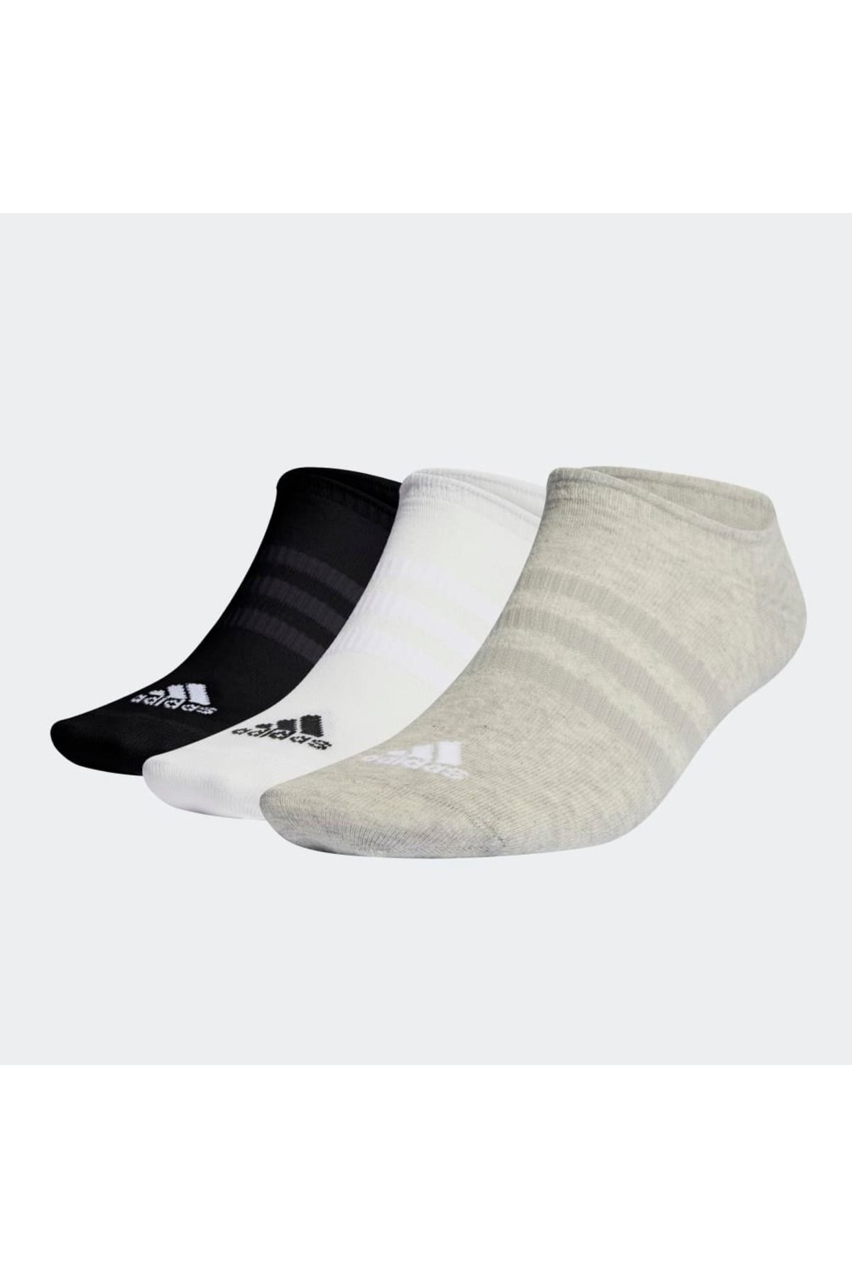 جوراب ورزشی سفید مردانه و زنانه T SPW NS 3P GRAY adidas