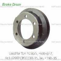 کاسه چرخ جلو لیفتراک تی سی ام مدل Tcm FD30Z5 , FB30-6/-7 , Heli H2000 CPC(D)30~35 , Teu FD30~35