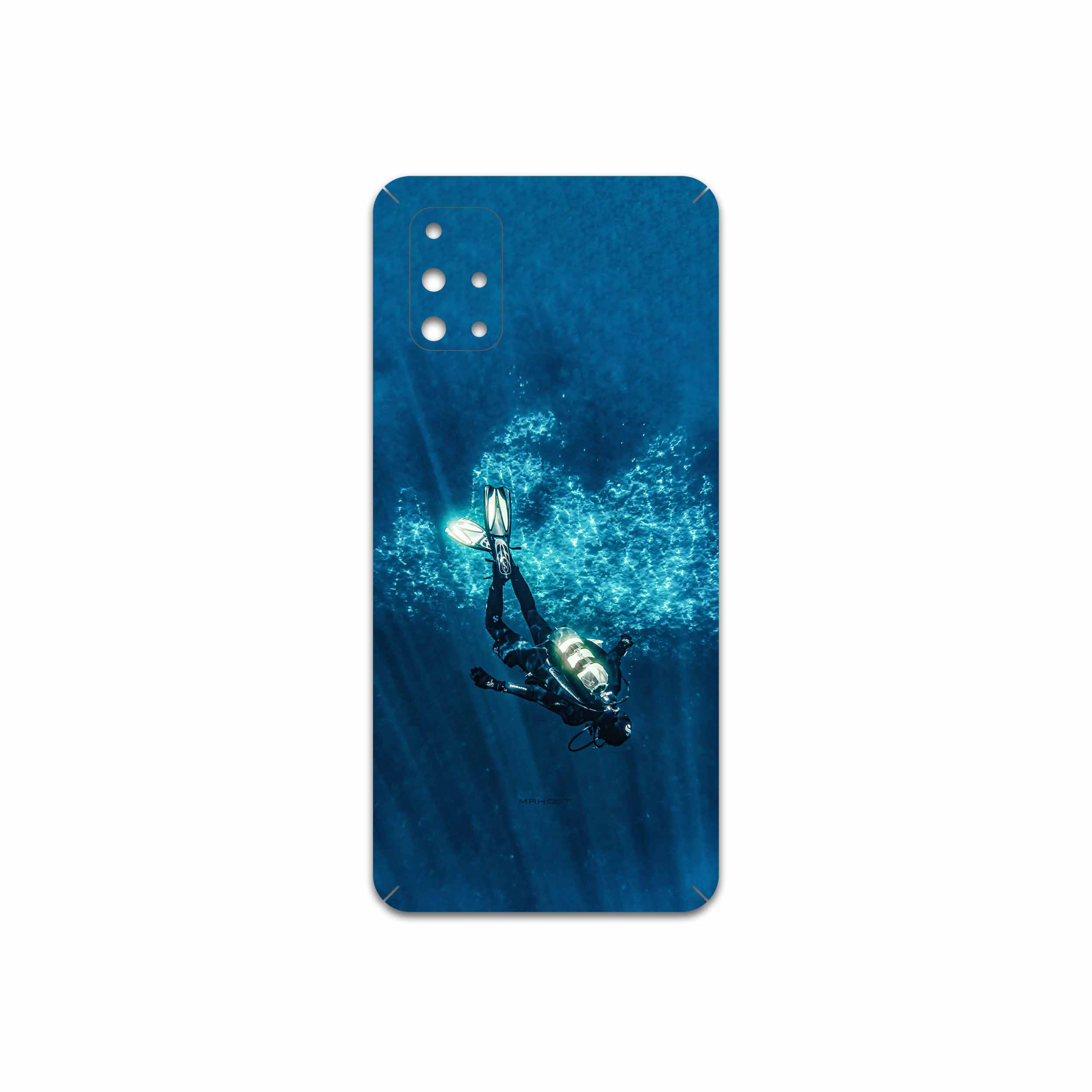 برچسب پوششی ماهوت مدل Scuba-Diving مناسب برای گوشی موبایل سامسونگ Galaxy M31S