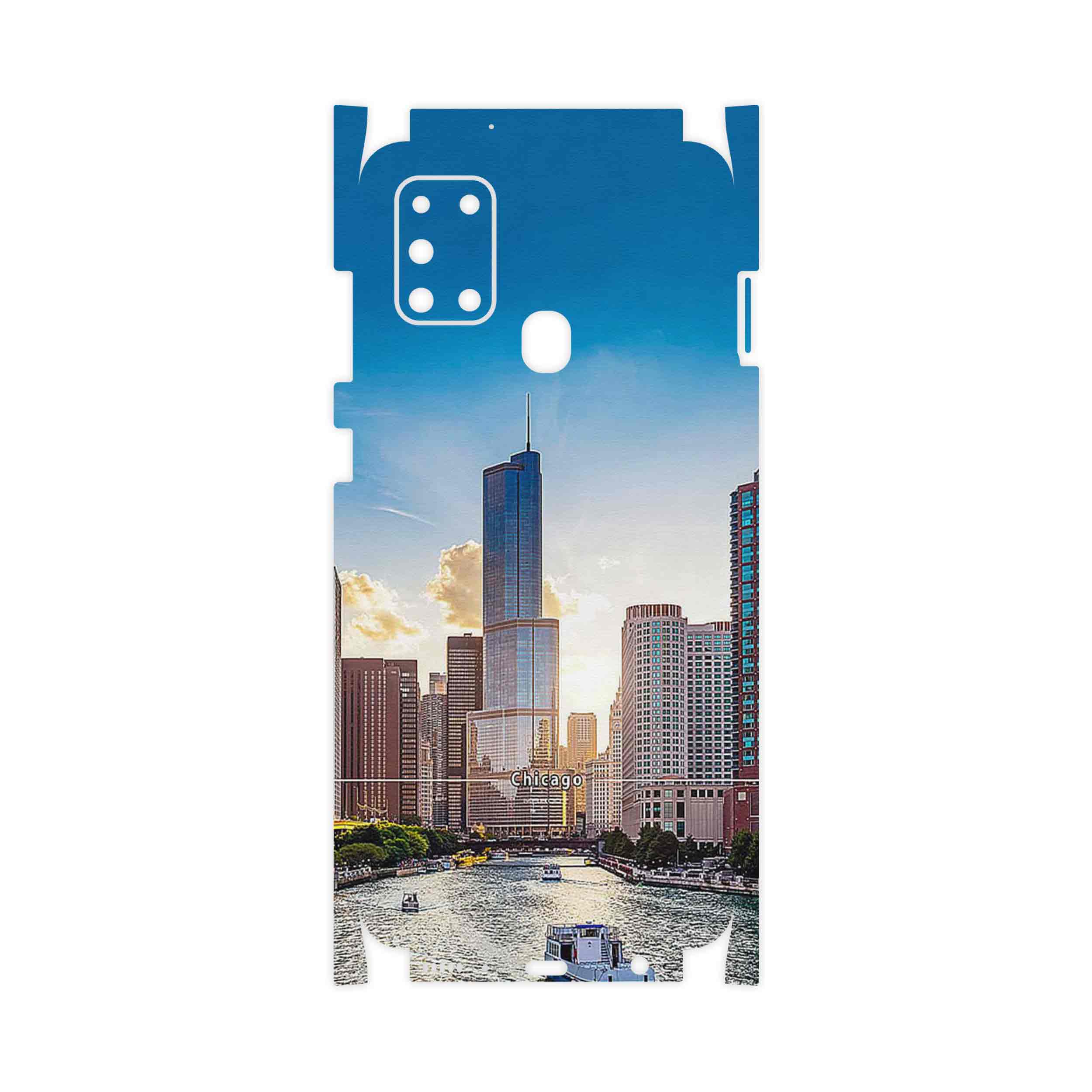 برچسب پوششی ماهوت مدل City of Chicago-FullSkin مناسب برای گوشی موبایل سامسونگ Galaxy A21s