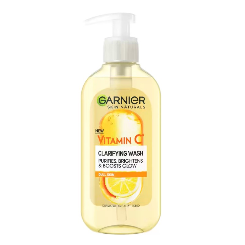 ژل شستشو صورت مدل  VITAMIN C گارنیر 200 میل - فرانسه