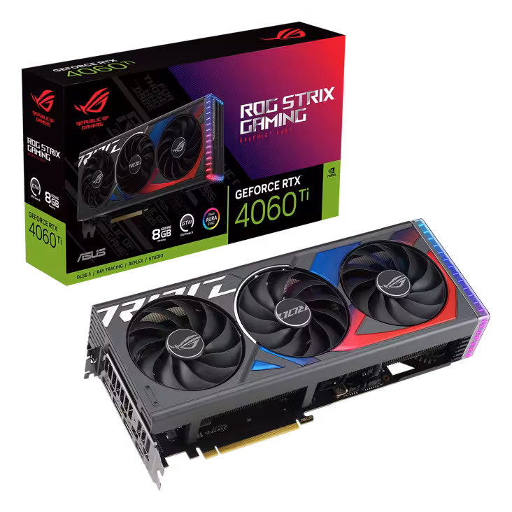 کارت گرافیک  ایسوس مدل ROG Strix GeForce RTX™ 4060 Ti حافظه 8 گیگابایت