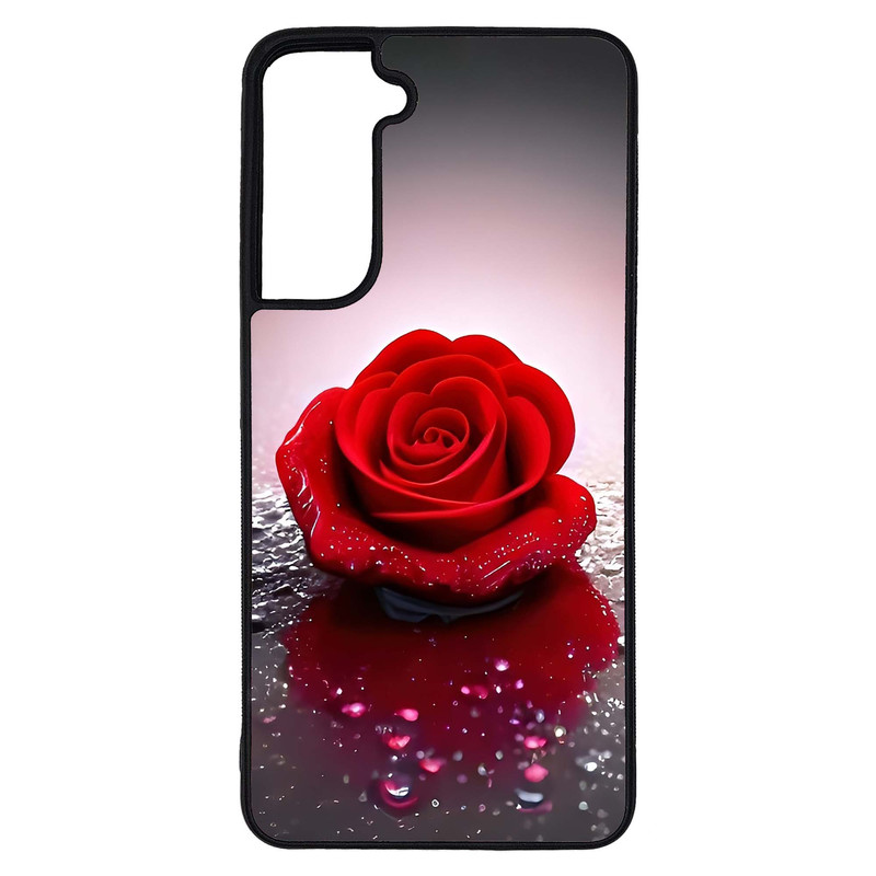 کاور طرح گل رز کد G-024 مناسب برای گوشی موبایل سامسونگ Galaxy S21 FE | دیجی قاب دونی