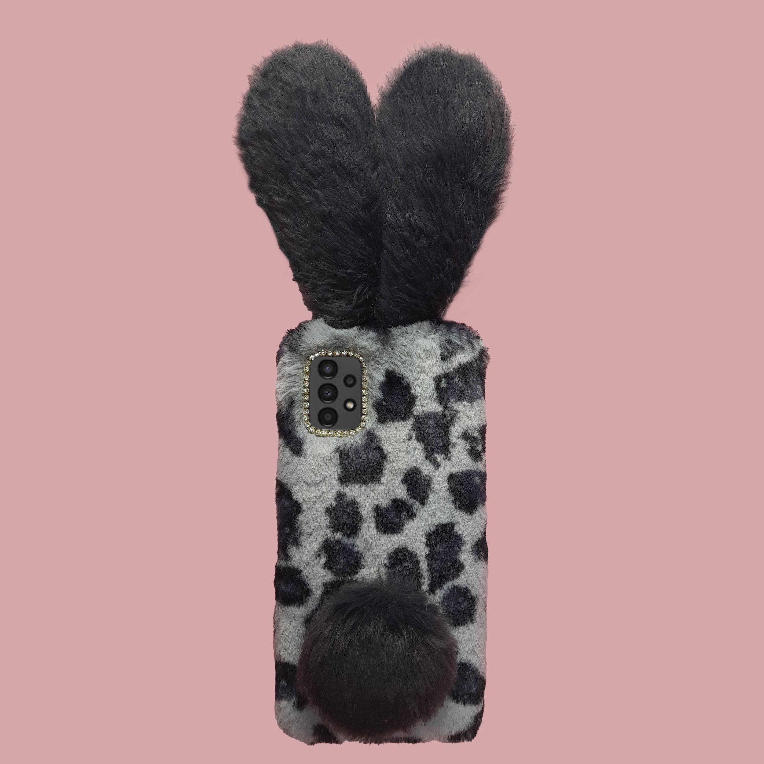 کاور مدل عروسکی طرح خرگوشی پلنگی مناسب برای گوشی موبایل سامسونگ  GALAXY A13 4G