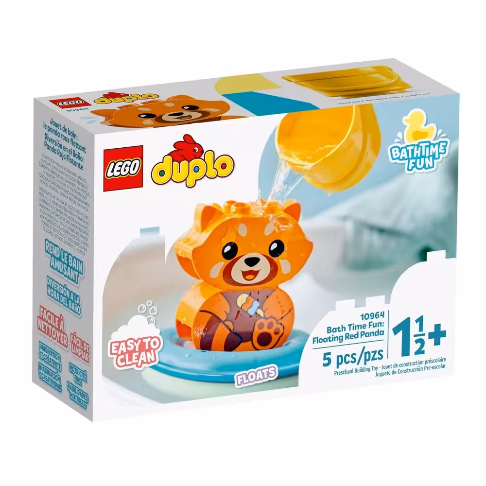 لگو طرح Duplo مدل Bath Time Fun: Floating Red Panda کد 10964