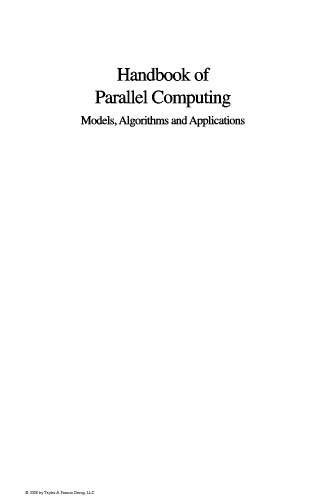 خرید و دانلود نسخه کامل کتاب Handbook of parallel computing: models, algorithms and applications