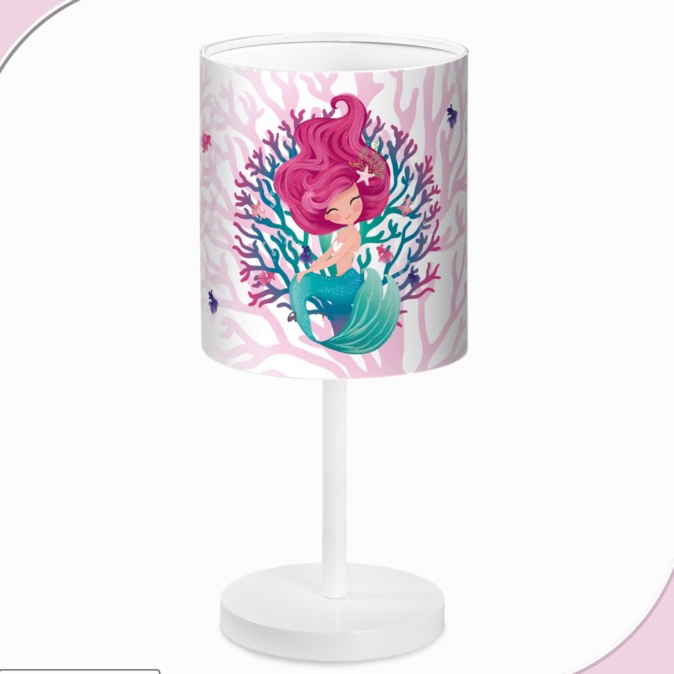 آباژور اتاق کودک طرح پری دریایی کد 5321