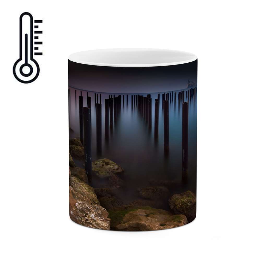 ماگ حرارتی طرح منظره طبیعت  مدل mgph11824