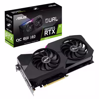 کارت گرافیک ایسوس مدل DUAL-RTX3060TI-O8G