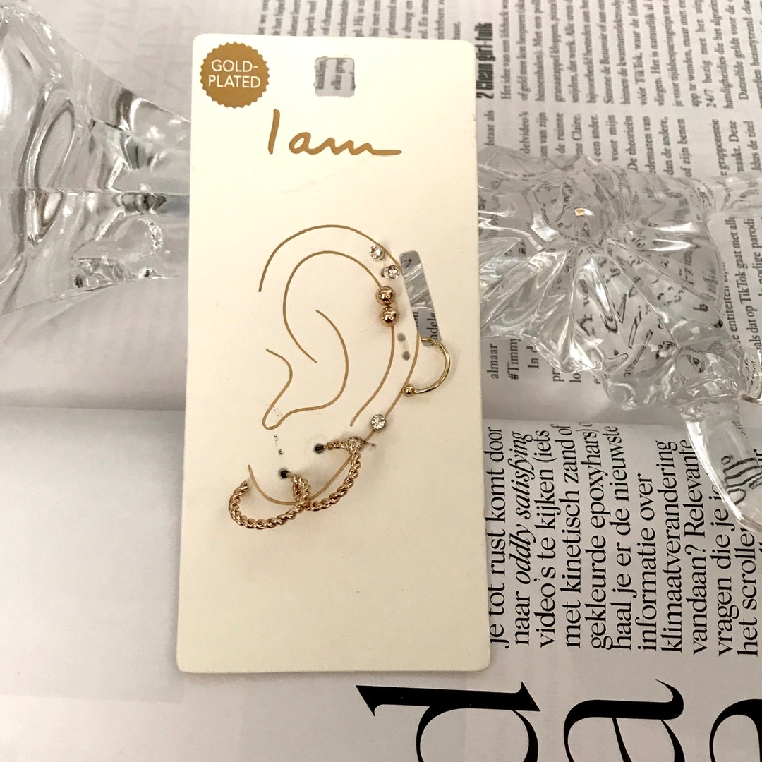 ایرکاف و گوشواره حلقه استیل ضد حساسیت Hulupuart وارداتی